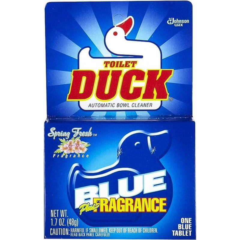 Duck Toilet Duck Auto Blue In-Tank Cleaner, Continuous Toilet Cleanser, 1.7 oz (Pack of 12) Household Cleaning Supplies Dark Blue