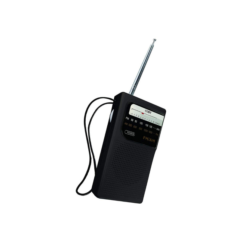 Coby Coby® Retro Pocket Size AM/FM Radio – Ultra-Portable Radios
