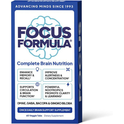 Focus Formula Focus Formula Nootropic Brain Supplement - & Energy Booster - 60 Tablets Dog Food