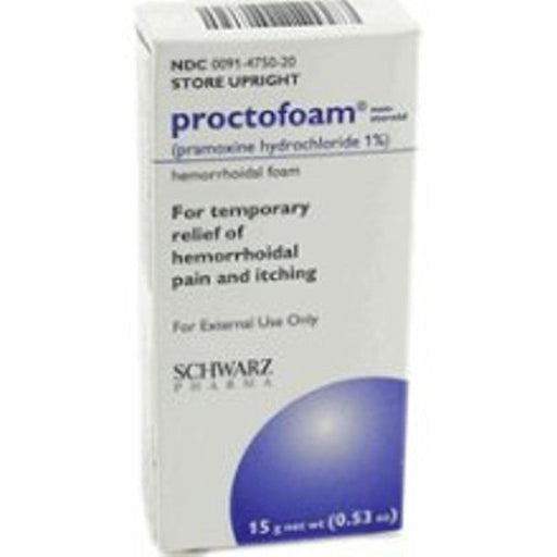 Proctofoam NS Proctofoam NS Hemorrhoidal Foam 1% 15 Gm Medicine & Drugs