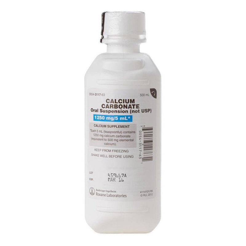 Roxane Labs Roxane Labs Calcium Carbonate Oral Suspension - 500 Ml Vitamins & Supplements