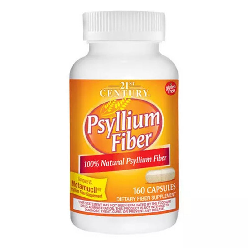 21st Century 21st Century Psyllium Fiber, 160 Capsules Vitamins & Supplements