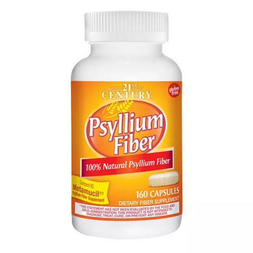 21st Century 21st Century Psyllium Fiber, 160 Capsules Vitamins & Supplements