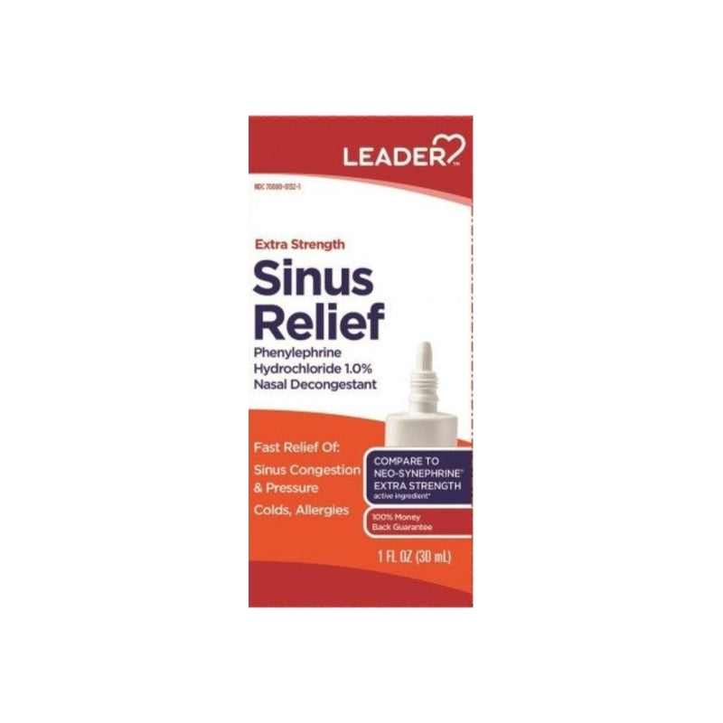 Leader Leader Extra Strength Sinus Relief Nasal Spray, 1 Oz Health & Beauty