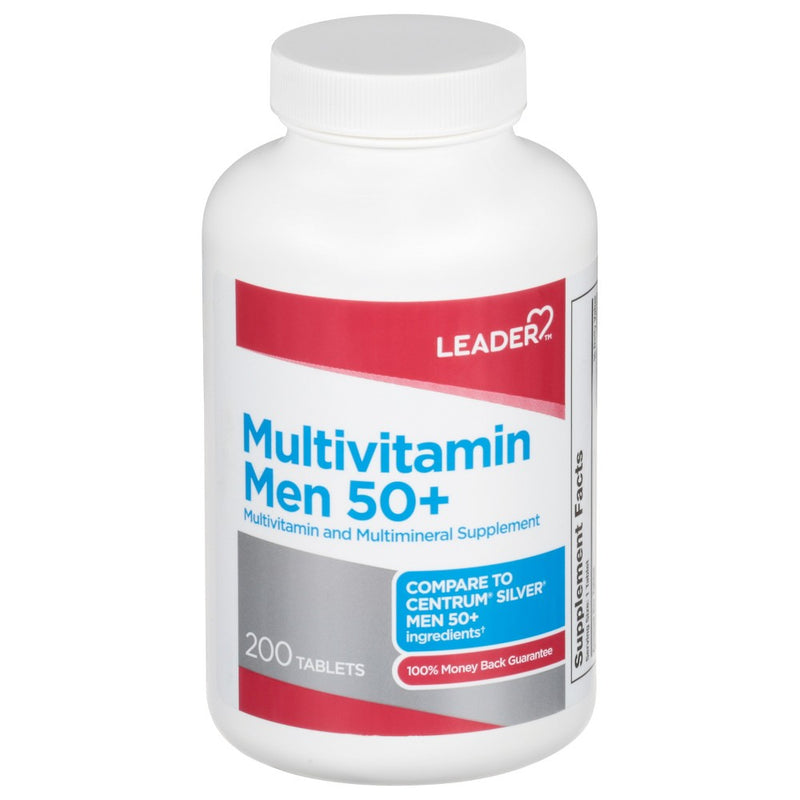 Leader Health Care Leader Health Care Multivitamin, Men 50+, Tablets Vitamins & Supplements