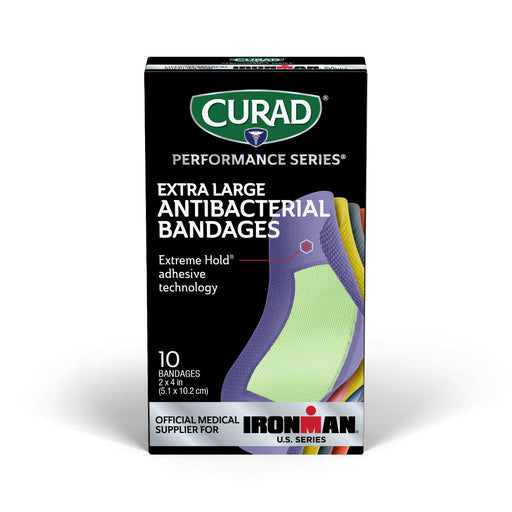 Curad Curad® Performance Series™ XL Antibacterial Bandages – Rugged Protection Personal Care