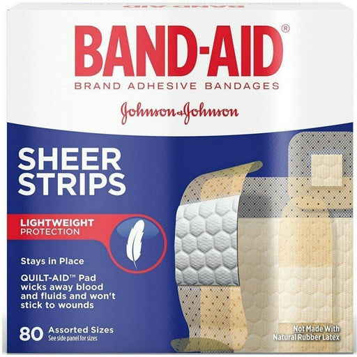 Band-aid Band-aid Tru-Stay Sheer Lightweight Protection Adhesive Bandages 80ct First Aid
