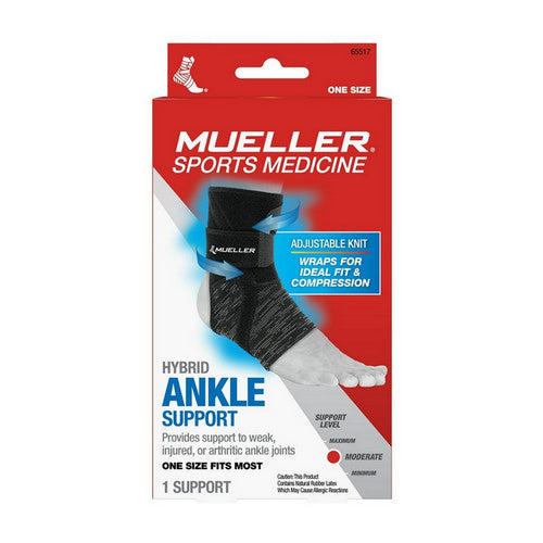 Mueller Mueller® Hybrid Ankle Support Wrap – Adjustable – 1 Unit Tortillas & Wraps