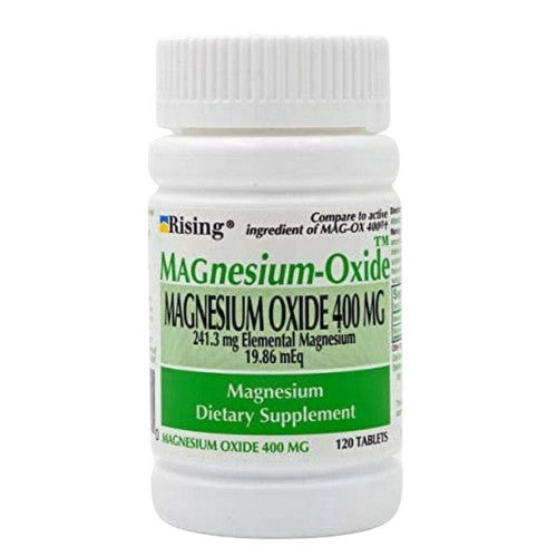 Rising Magnesium Oxide Tb 400 Mg 120 Vitamins & Supplements