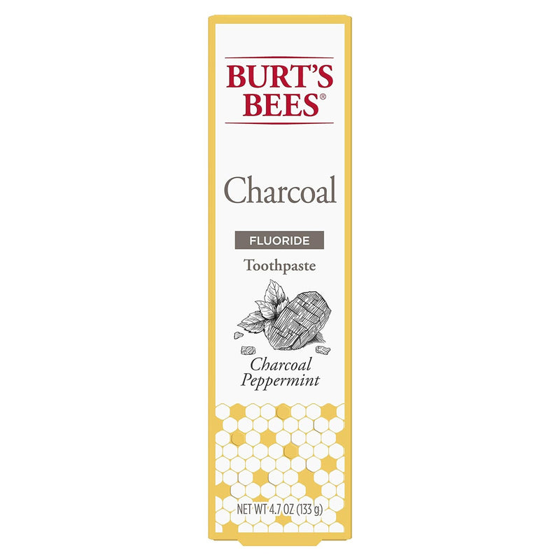Burt's Bees Burt's Bees Charcoal + Whitening Mountain Mint Fluoride Toothpaste 4.7 oz Toothpaste