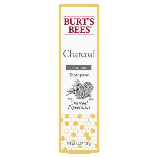 Burt's Bees Burt's Bees Charcoal + Whitening Mountain Mint Fluoride Toothpaste 4.7 oz Toothpaste