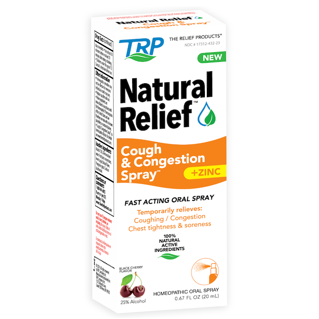 TRP Company Trp Nat Rlf  Cgh/ Cng Sn 20Ml + Zinc Breath Spray