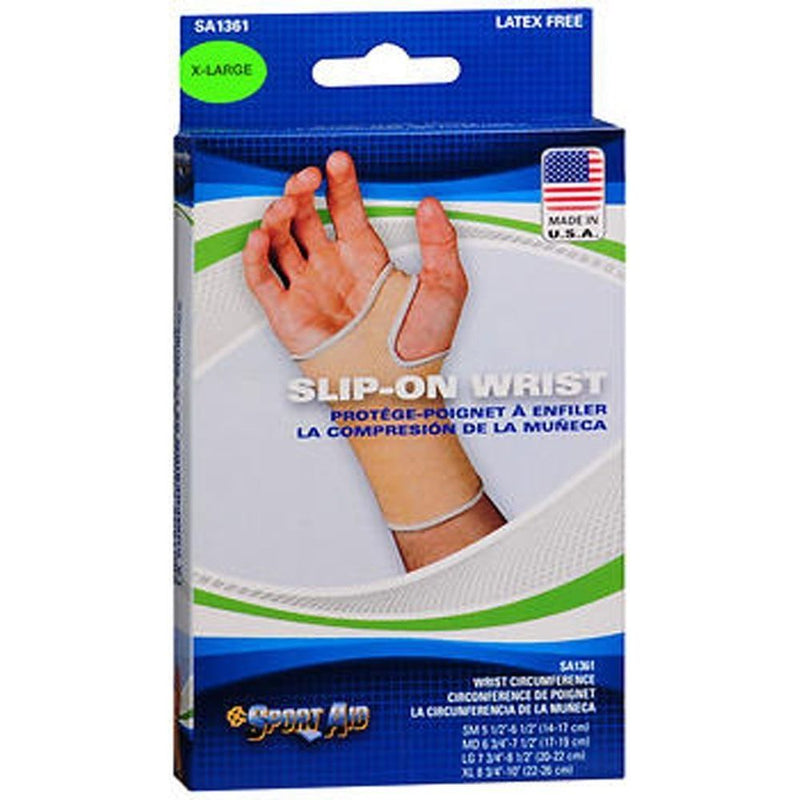 Sportaid Wrist Brace Sportaid® Wrist Brace – Slip-On Compression Support (Size XL) Retail & Sale Signs