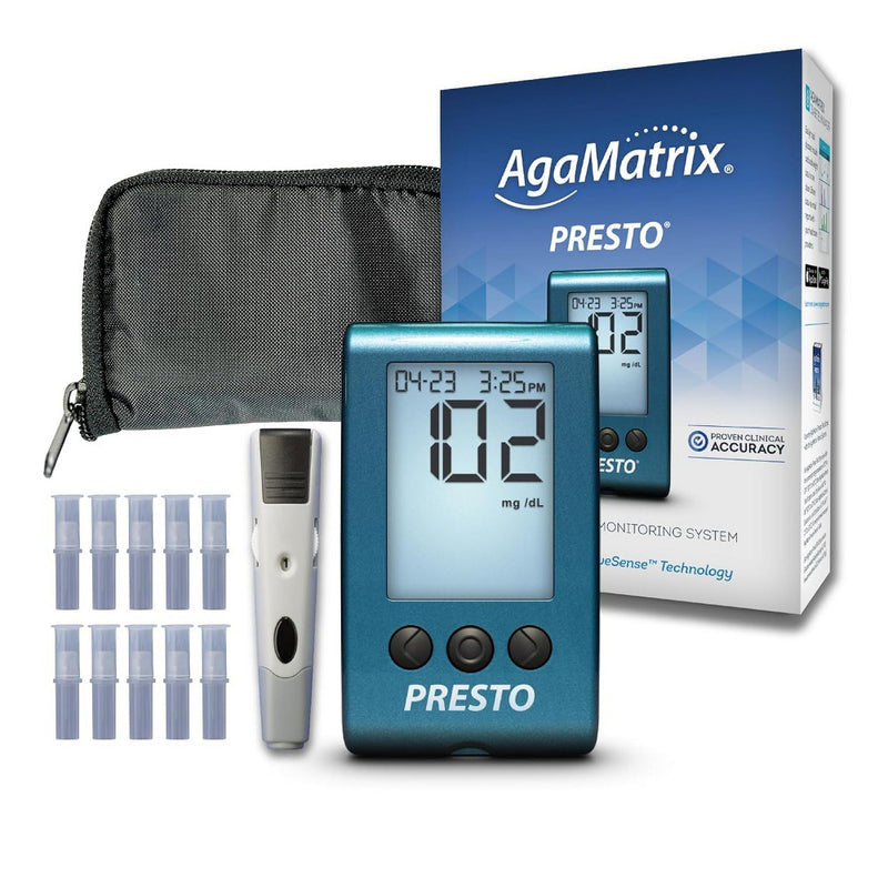 AgaMatrix AgaMatrix Presto Blood Glucose Monitoring System Blood Glucose Meters