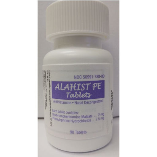 0 Alahist Pe Tab 2/7.5mg 90ct Poly Folder Tabs