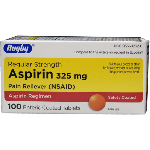 Major Aspirin Tb 325 Mg 100Ec Health & Beauty