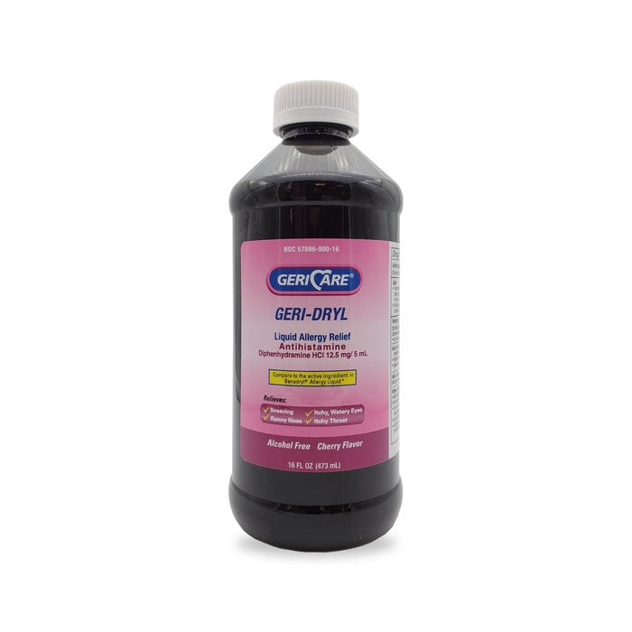 GeriCare GeriCare Geri-Dryl Diphenhydramine HCI Solution 16 FL OZ Medical