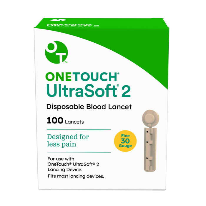 OneTouch OneTouch Ultra Soft 2 Disposable Blood Lancet Medicine Cabinets