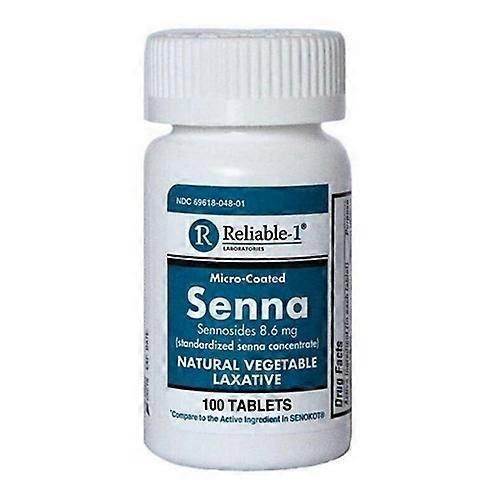 Reliable1 Senna Laxative  Tabs 100 Vitamins & Supplements