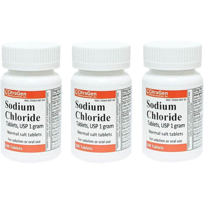 0 Westminster Pharmaceuticals Sodium Chloride USP Salt Supplement Tablets Vitamins & Supplements