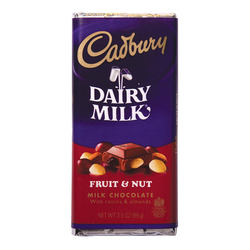 Cadbury Cadbury Fruit And Nut Milk Chocolate 3.5 Oz Bar Candy & Chocolate