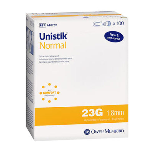 Unistik 3 Unistik 3 Normal Lancets 21G 2.4mm Lancing Devices Lavender
