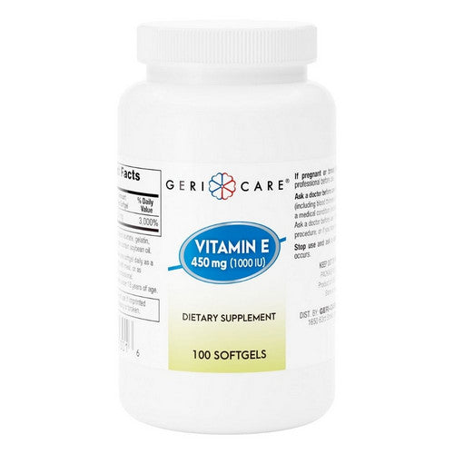 Sunmark Sunmark Geri-Care Vitamin E Supplement, 100 Tablets Medical Supplies