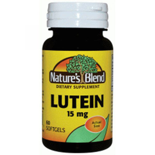 Nature's Blend Nature's Blend Lutein, 15 Mg, 60 Softgels Vitamins & Supplements