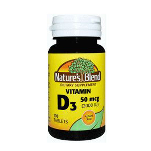 Nature's Blend Nature's Blend Vitamin D3 100 Softgels Vitamins & Supplements