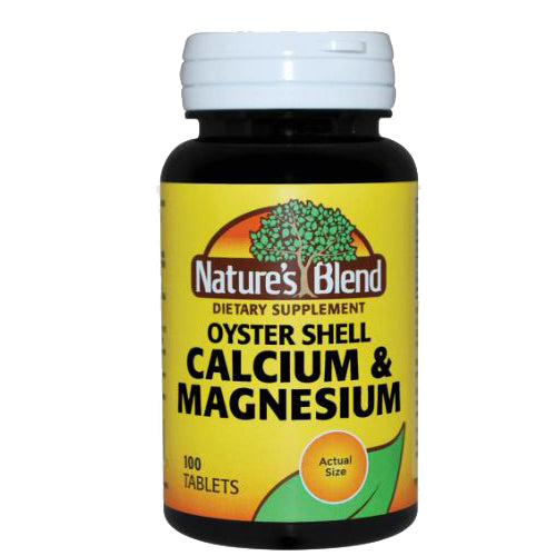 Nature's Blend Nature's Blend® Oyster Shell Calcium & Magnesium – Tablets Vitamins & Supplements