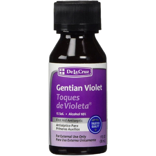 De La Cruz De La Cruz Gentian Violet First Aid Antiseptic Liquid 1 Oz ( Discontinued ) Health & Beauty Black