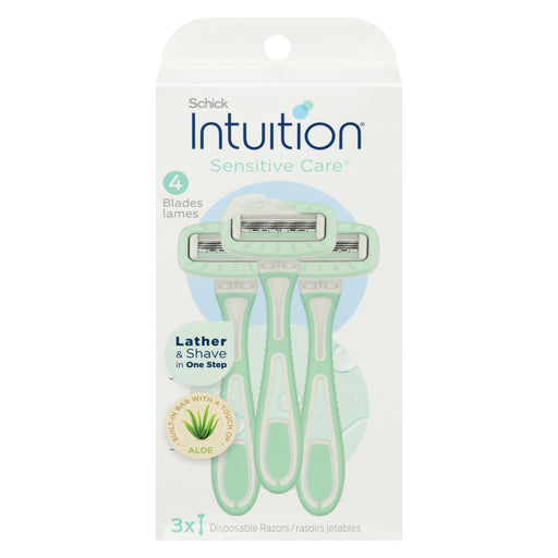 Schick Schick Intuition Sensitive Care Disposable Razors Razors & Razor Blades