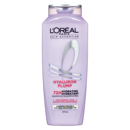 Elvive L'Oreal Paris Elvive Hyaluron + Plump Hydrating Shampoo with Hyaluronic Acid, 12.6 oz Shampoo
