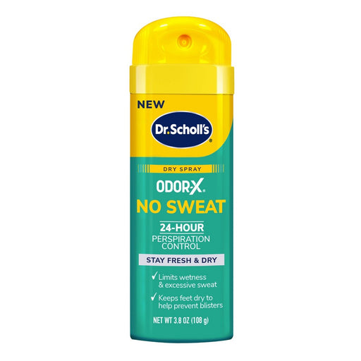 Dr. Scholl's Dr. Scholl's Odor X No Sweat Dry Foot Spray - 3.8oz Foot Care