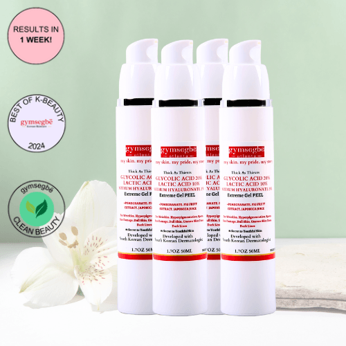 gymsegbë Thick As Thieves Pure Glycolic Acid Lactic Acid Extreme Gel Peel - 50ml Exfoliation, Dark Spots, Hyperpigmentation