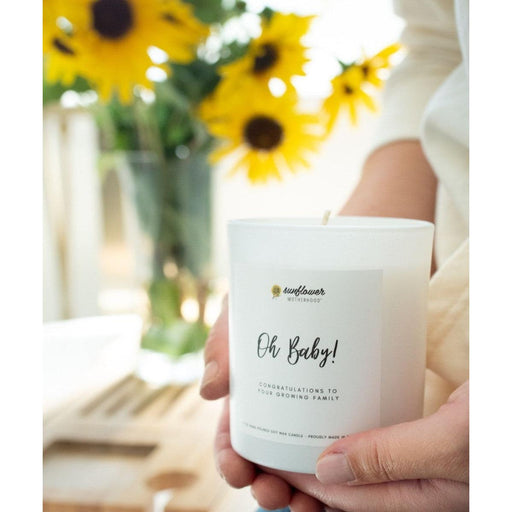 Sunflower Motherhood Oh Baby! Pregnancy Candle Candles