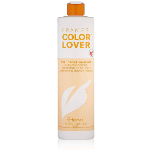 VIP Extensions Framesi Color Lover Curl Define Shampoo, Shampoo for Curly Hair with Quinoa and Aloe Vera, Color Treated Hair Hair Care