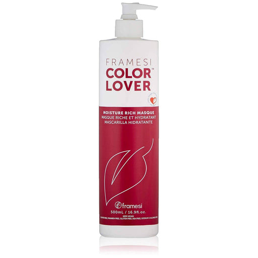 VIP Extensions Framesi Color Lover Moisture Rich Masque, Sulfate Free Hair Mask for Color Treated Hair Hair Care