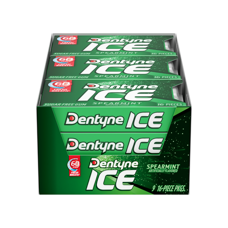 Dentyne Dentyne Sugar Free Gum, Ice, Spearmint Candy & Chocolate