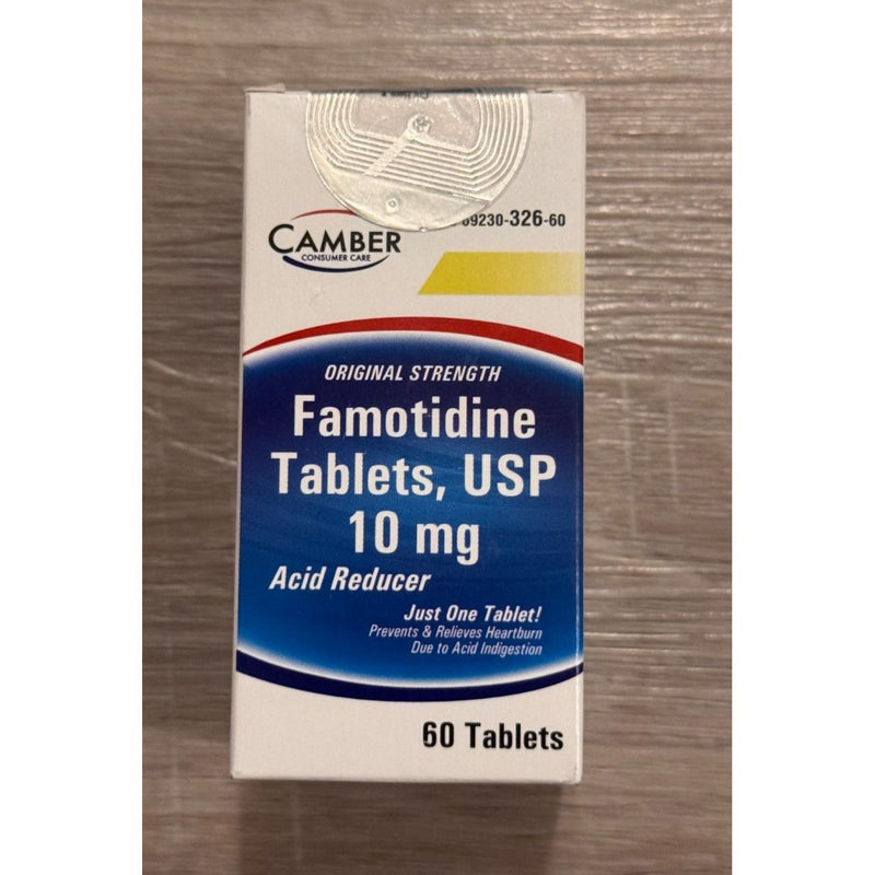 Camber Camber Famotidine 10 mg – Acid Reducer (60 Count) Flavored Alcoholic Beverages