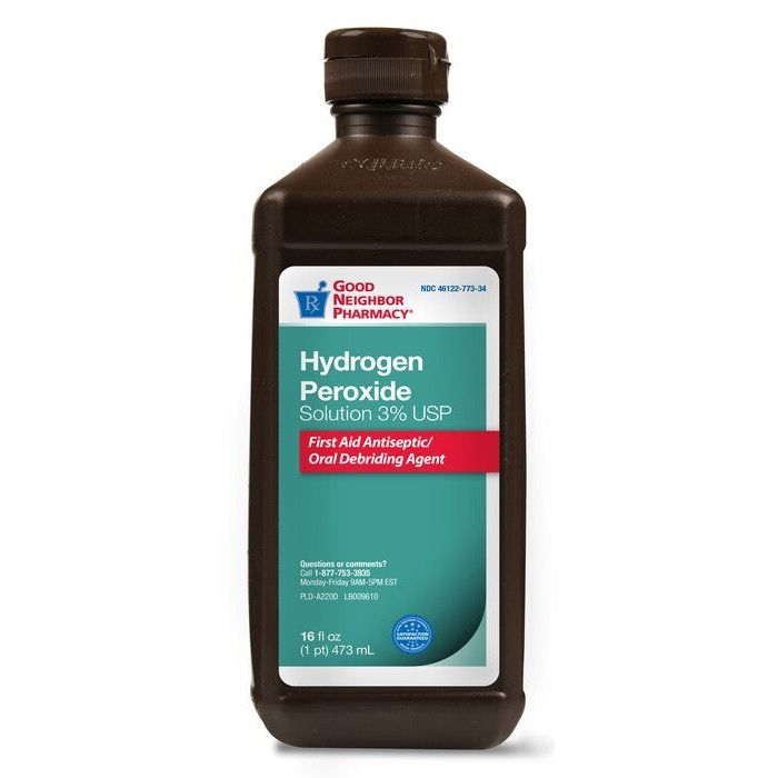 0 Good Neighbor Pharmacy Hydrogen Peroxide 3% Liquid 12x16oz Dish Detergent & Soap White Smoke