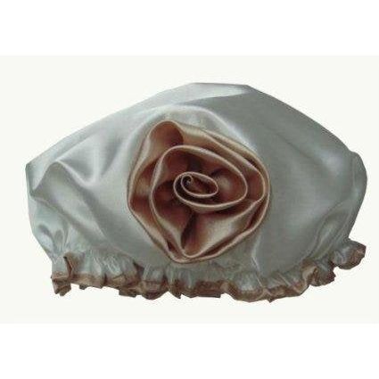 LA Indulgence LA Indulgence "Ivory Elegance" Shower Cap Shower Caps