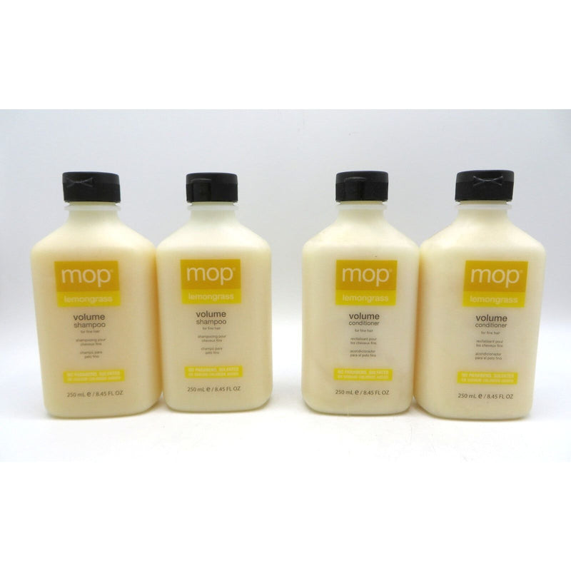 0 Mop Lemongrass Volume Shampoo/ Conditioner 8.45 Oz (4 Bottles) Shampoo & Conditioner