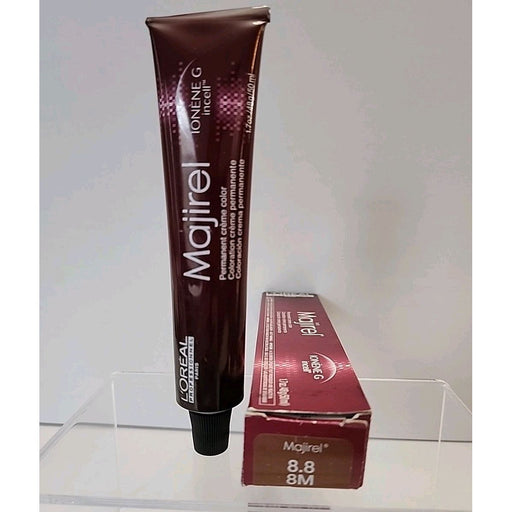 0 L'Oreal Majirel Permanent Hair Color 8.8/8M, 1.7 Oz Tube Hair Color