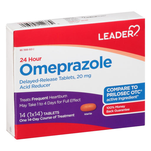 The Leader The Leader Tablets 20 Mg Omeprazole Medicine & Drugs