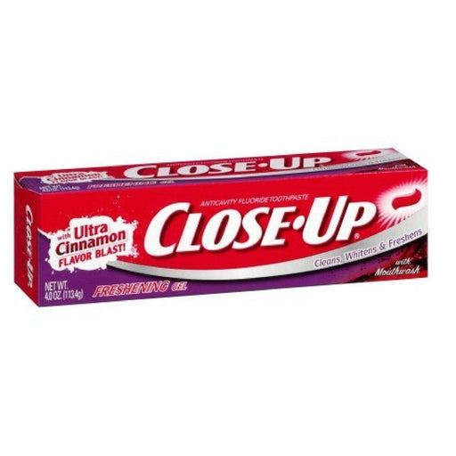Close Up Close Up Anticavity Fluoride Toothpaste, Classic Red Gel Toothpaste