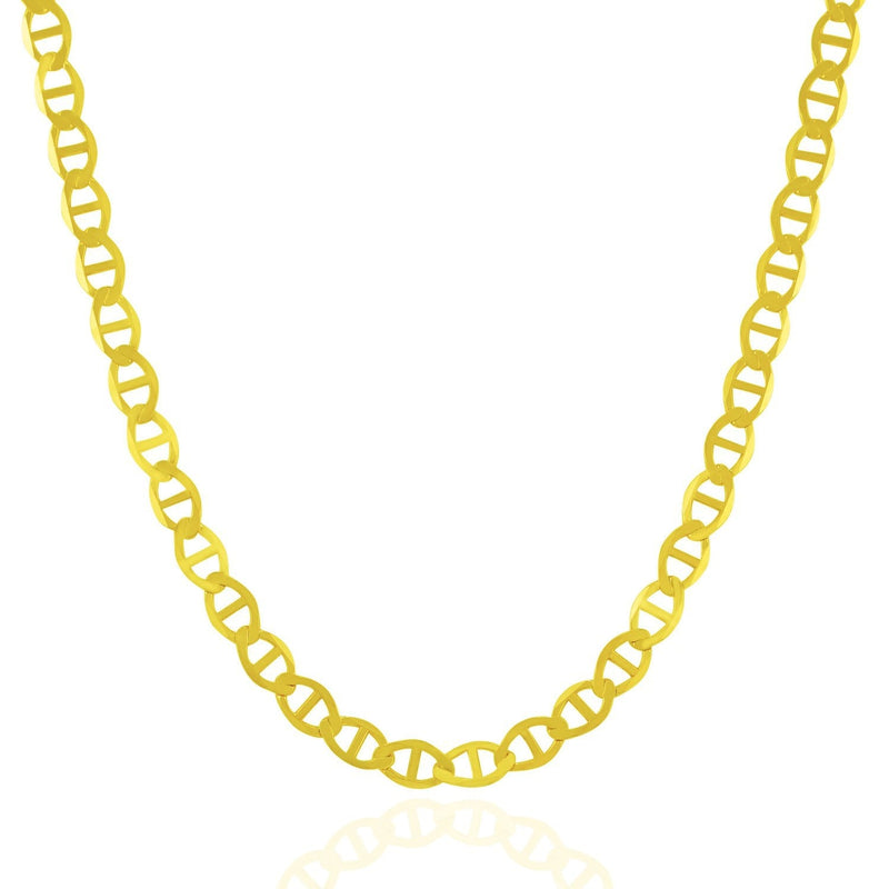 Bids.com 5.5mm 10k Yellow Gold Mariner Link Chain Necklaces