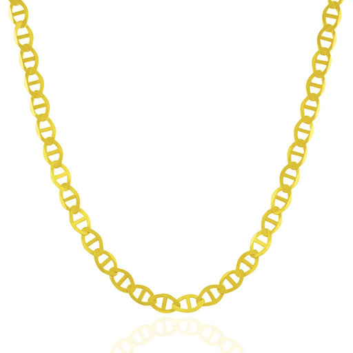 Bids.com 5.5mm 10k Yellow Gold Mariner Link Chain Necklaces