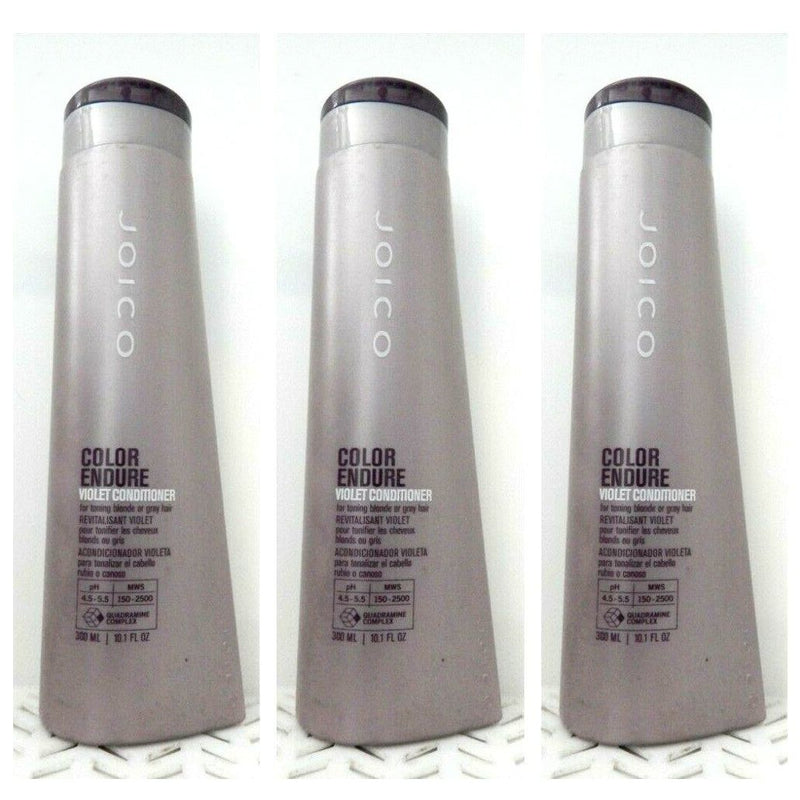 0 3 Joico COLOR ENDURE VIOLET CONDITIONER Tones Blonde Hair 10.1 Oz Each (958) Hair Color