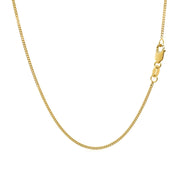 Bids.com 10k Yellow Gold Gourmette Chain 1.0mm Necklaces
